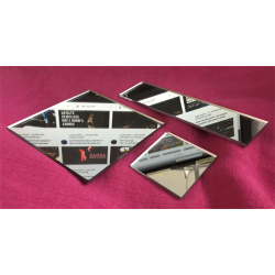 Mirrors, Flat Acrylic 2 X 2 Inches