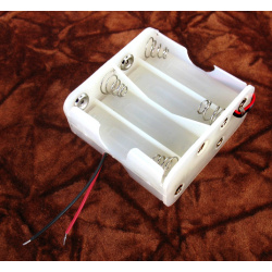 Battery Holder, 8Aa Doubled Sided, Plastic