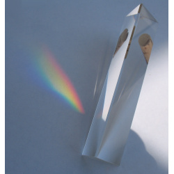 Glass Prism, Equilateral (Length 150 Mm, Face 25Mm)