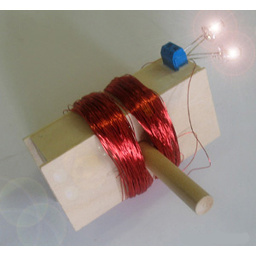 Wooden Generator Science Kit Assembled (Put Together)