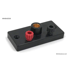 Lamp Holder With Binding Posts, Black,