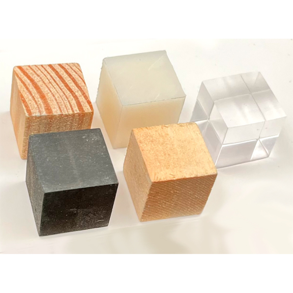 Weight Mass & Density Cubes, Set Of 5 Non-Metal 20mm Cubes