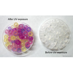 Uv Sensitive Beads (Assorted Colors, 150 Beads)