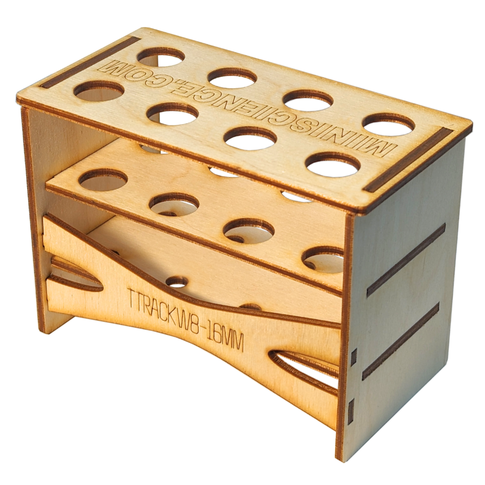 Test Tube Rack, Customizable Logo, 8 Holes, 16mm