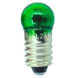 Green Light Bulbs, 6V-14V, 0.2A,