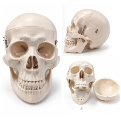 Human Skull Model - Life-Size, Premium with Removable Teeth